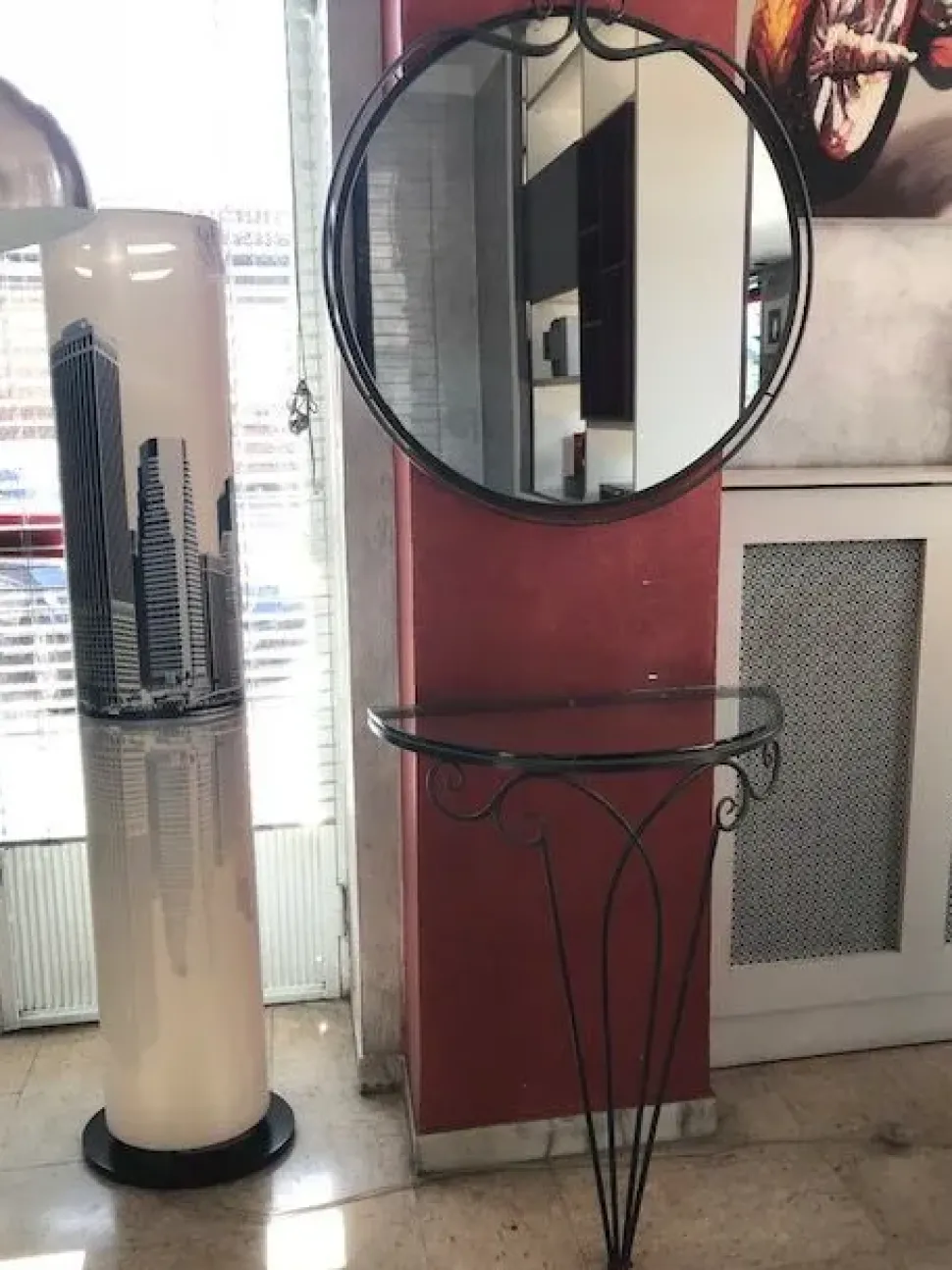 Consolle modello Consolle profili e specchiera riflessi Ciacci a prezzo Outlet