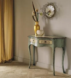 Consolle modello Consolle sagomata laccata in promo-sconto del 43% a marchio Artigianale SCONTATA