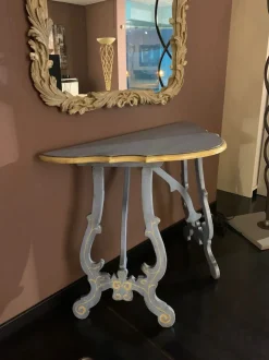 Consolle modello Consolle azzurra Artigianale scontata del 45%