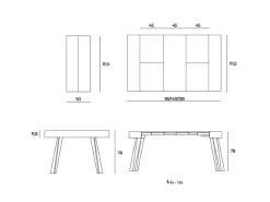 Consolle modello Panakè Easyline in Offerta Outlet
