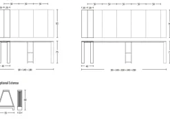 Consolle modello Trek a marchio Altacom SCONTATA