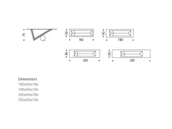 Consolle modello Valentino Cattelan italia scontata del 30%