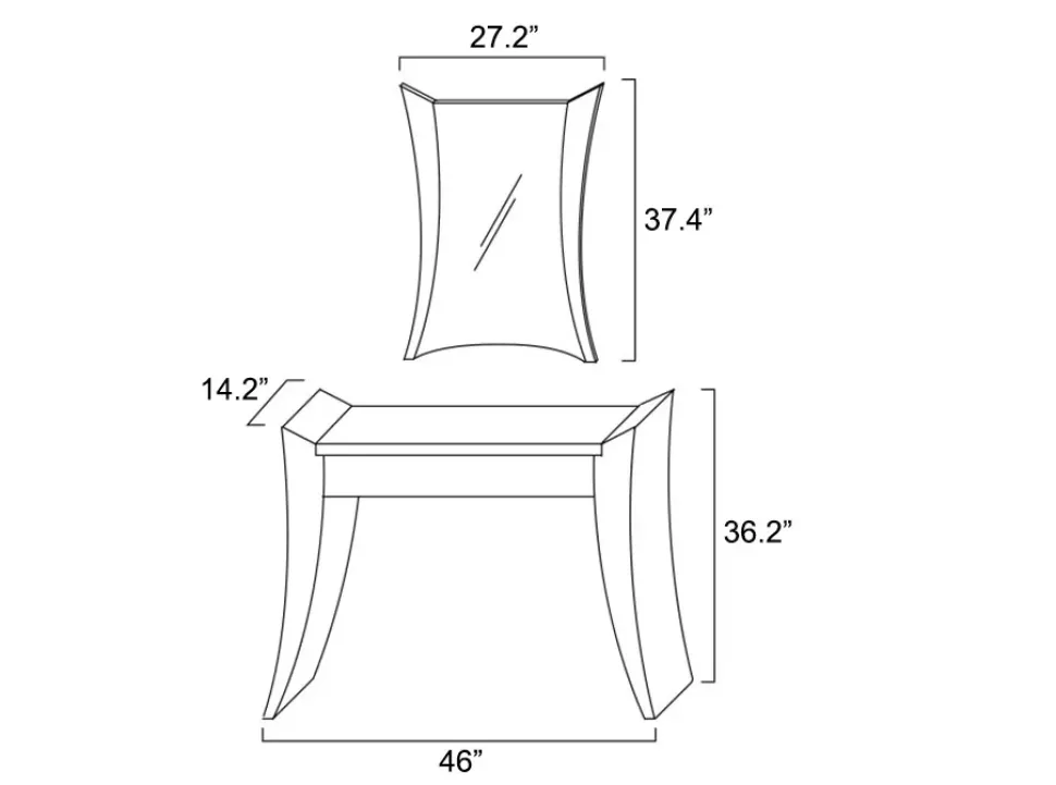 Consolle Palladio in stile Moderno Esalinea a prezzo scontato