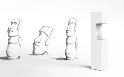 Consolle Rebus Minotti italia in stile design in Offerta Outlet