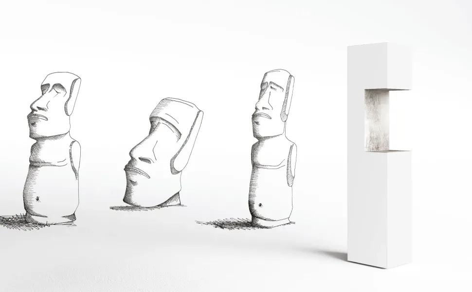 Consolle Rebus Minotti italia in stile design in Offerta Outlet