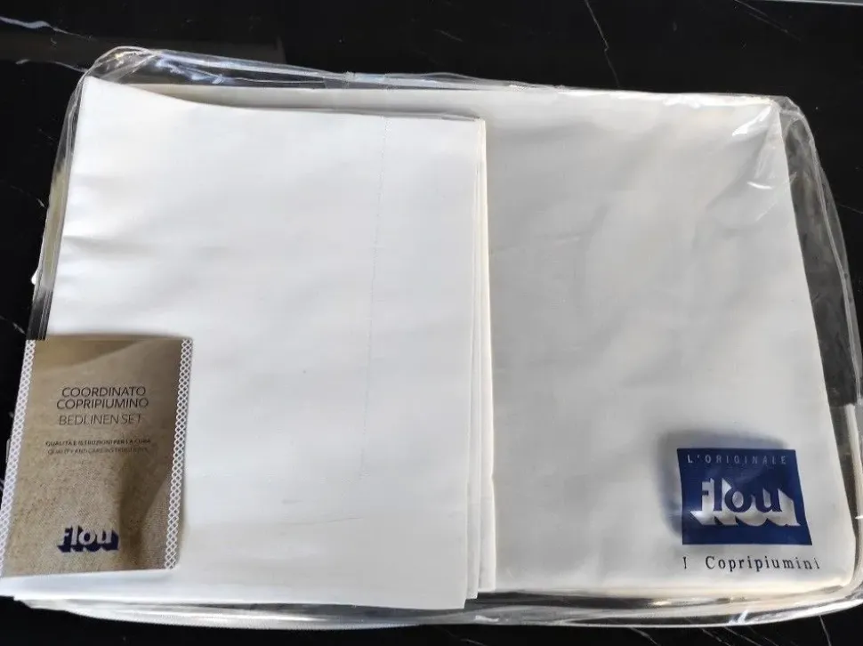 Copripiumini Flou in Cotone modello Supreme beige a prezzo Outlet