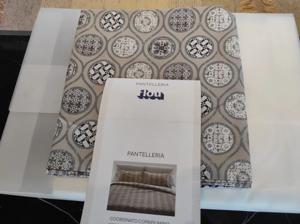 Copripiumini Flou in Cotone modello Pantelleria in Offerta Outlet