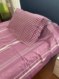 Copripiumini in Cotone modello Swing lilla 6891 Flou a prezzo outlet scontato