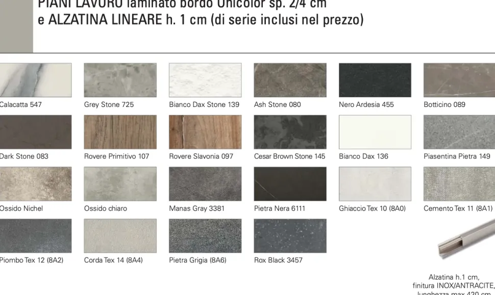 Crea una cucina moderna lineare con Arrex Composizione 255.