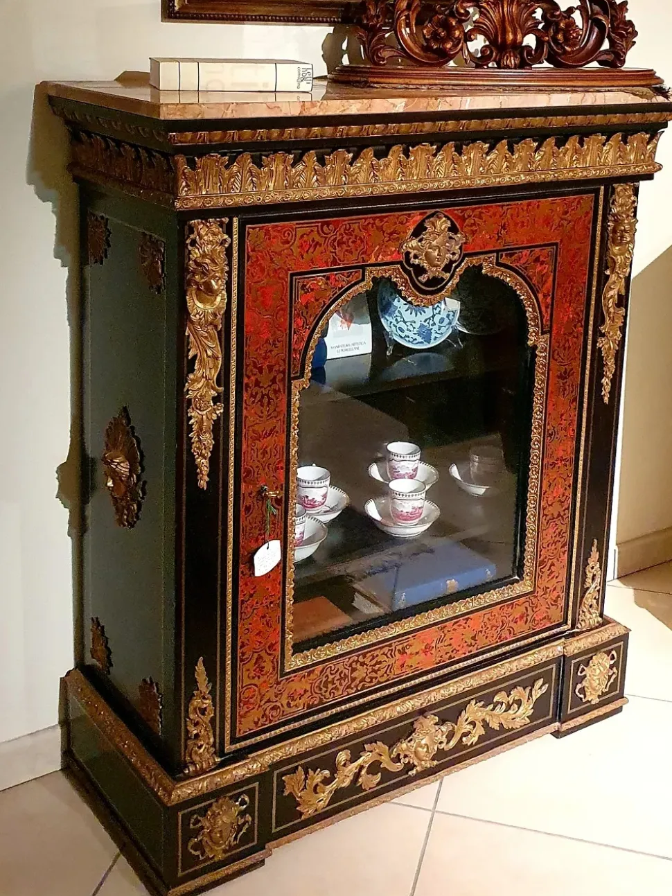 Cristalliera d'antiquariato in stile luigi xvi a prezzo scontato