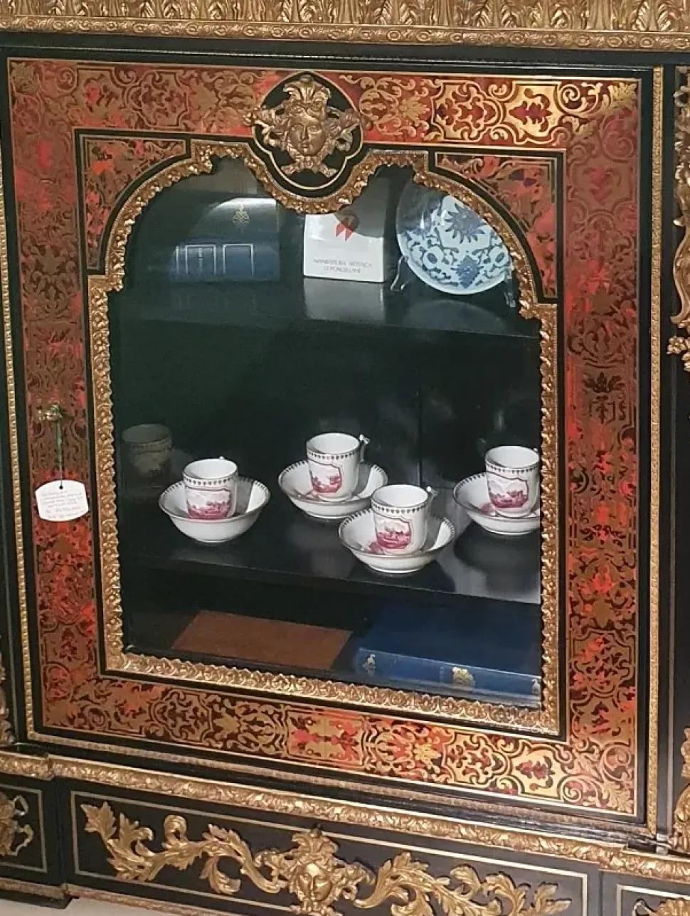 Cristalliera d'antiquariato in stile luigi xvi a prezzo scontato