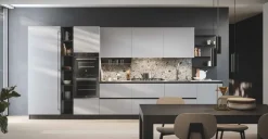 Cucina a PREZZI OUTLET in laminato materico Prima cucine -50%