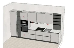 Cucina a PREZZI OUTLET in laminato materico Prima cucine -50%