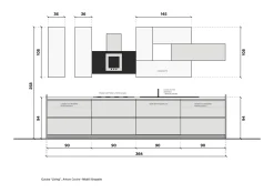 Cucina a PREZZI OUTLET in legno Artigianale -65%