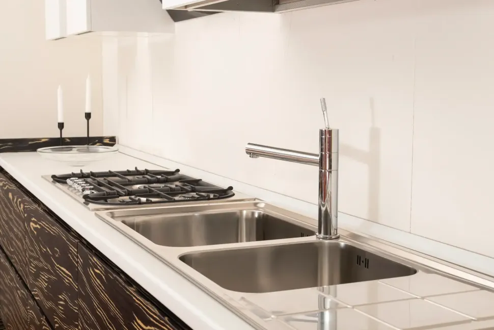 Cucina a PREZZI OUTLET in legno Artigianale -65%