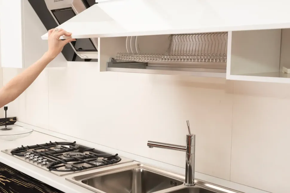 Cucina a PREZZI OUTLET in legno Artigianale -65%