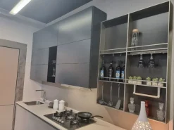 Cucina a PREZZI OUTLET in laccata opaco Mobilturi -60%