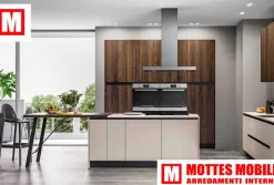 Cucina a PREZZI OUTLET in laminato materico Collezione esclusiva -99%