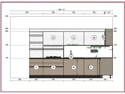 Cucina a PREZZI OUTLET in legno Arredo3 -51%