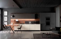 Cucina a PREZZI OUTLET in laminato opaco Arredo3 -40%