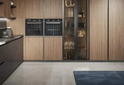 Cucina a PREZZI OUTLET in laminato materico Prima cucine -30%