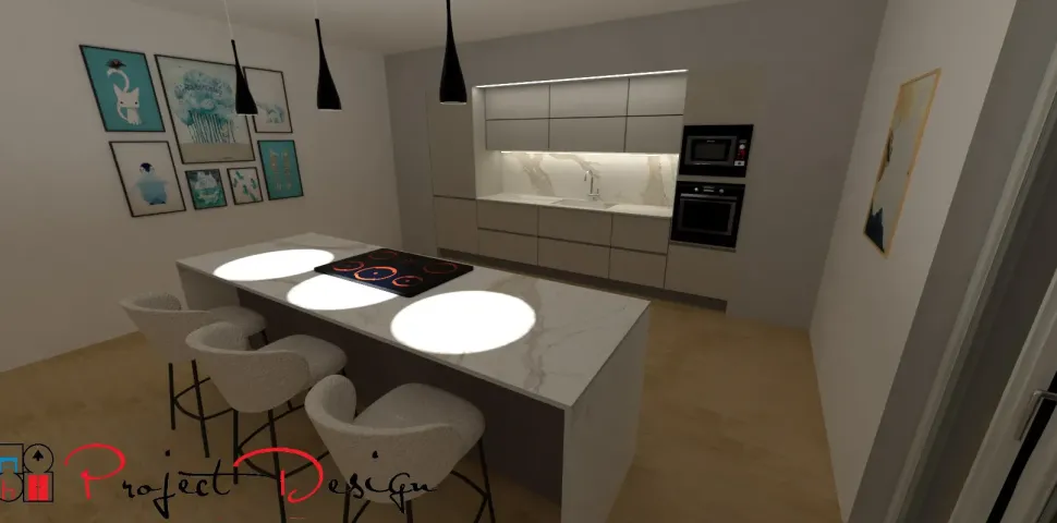 Cucina a PREZZI OUTLET in laminato opaco Arredo3 -58%