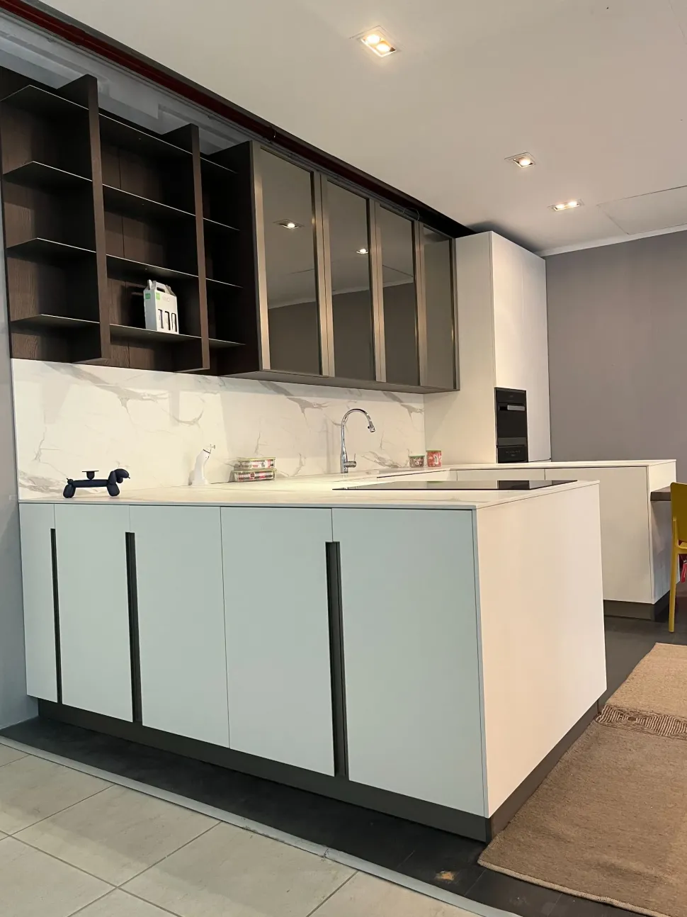 Cucina a PREZZI OUTLET in laccato opaco Composit -40%