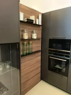 Cucina a PREZZI OUTLET in laminato materico Arredo3 -40%