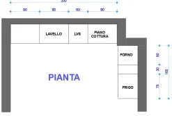 Cucina a PREZZI OUTLET in laccata opaco Astra -55%