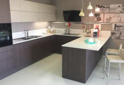 Cucina a PREZZI OUTLET in legno Pedini -40%