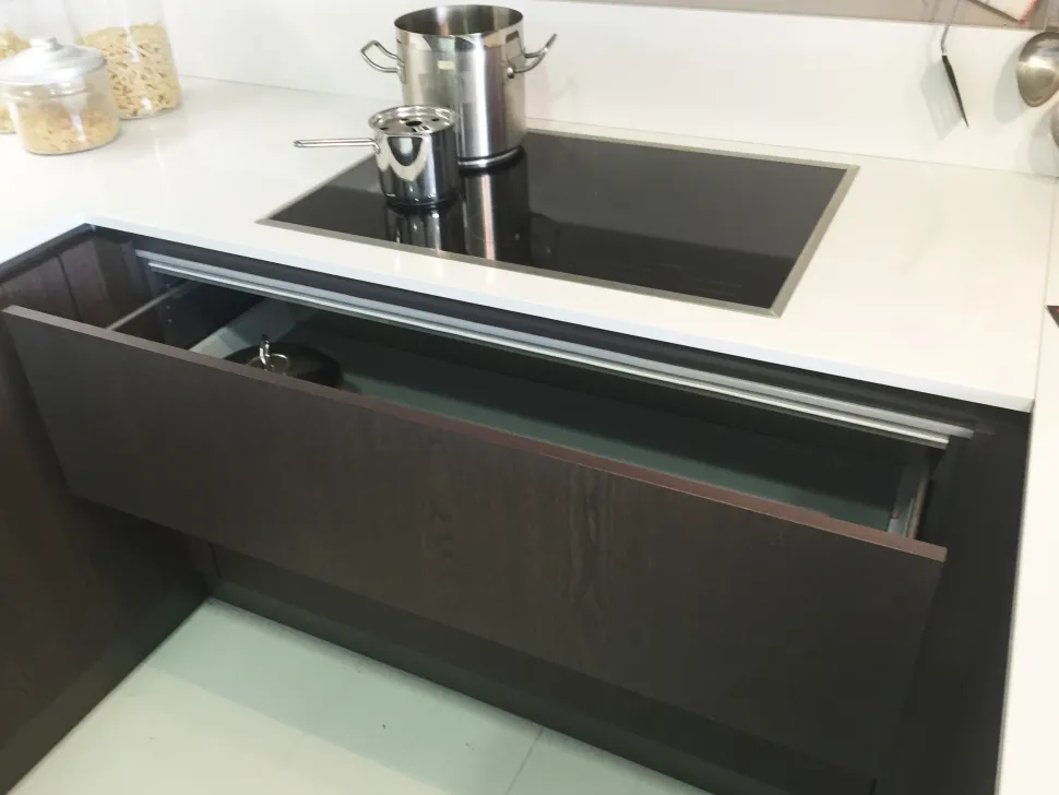 Cucina a PREZZI OUTLET in legno Pedini -40%