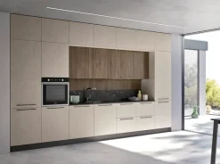 Cucina a PREZZI OUTLET in laminato materico Ar-due -30%