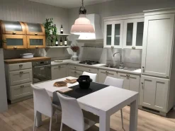 Cucina a prezzo ribassato ad angolo inglese Cucina scavolini favilla laccata opaco tortora Scavolini