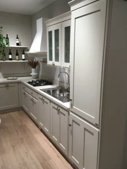 Cucina a prezzo ribassato ad angolo inglese Cucina scavolini favilla laccata opaco tortora Scavolini