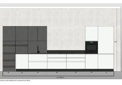 Cucina a prezzo ribassato lineare moderna Karma Stosa