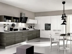 Cucina a prezzo ribassato ad angolo moderna Cucina angolare etno moderna in offerta convenienza Collezione esclusiva