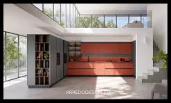 Cucina a prezzo ribassato ad angolo moderna Easy Ar-due