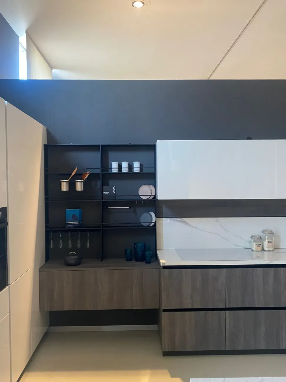 Cucina a prezzo ribassato ad angolo moderna Delinea Scavolini