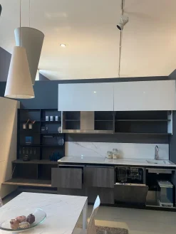 Cucina a prezzo ribassato ad angolo moderna Delinea Scavolini