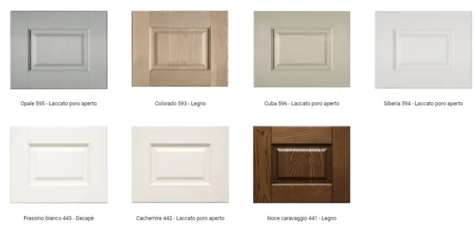 Cucina a prezzo ribassato ad angolo classica Asolo Collezione esclusiva