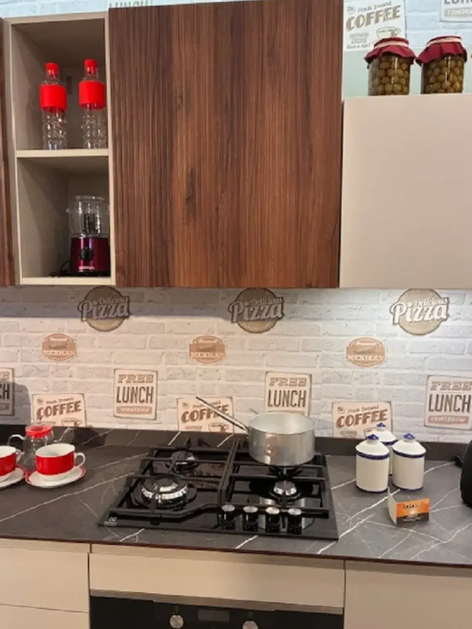 Cucina a prezzo scontato lineare moderna J22 Ar-due