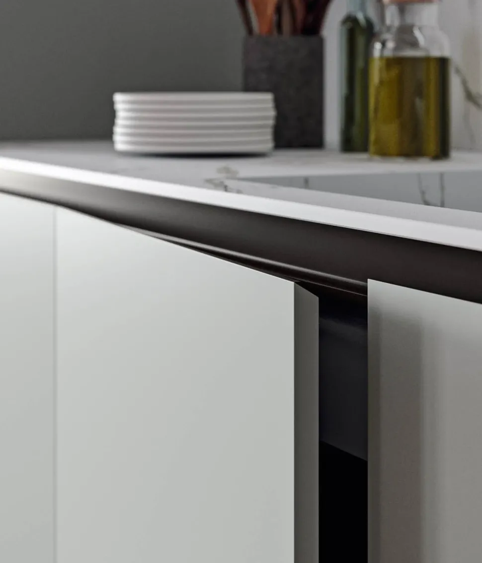 Cucina a prezzo scontato con isola moderna Mk18 Antares