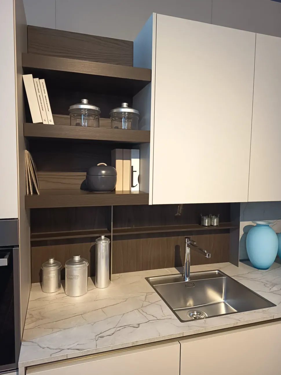 Cucina a prezzo scontato lineare moderna Kali Arredo3