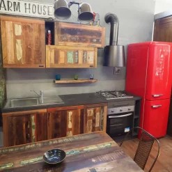 Cucina a prezzo scontato lineare industriale Cucina modello recicle industrial Nuovi mondi collection