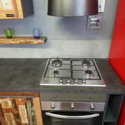 Cucina a prezzo scontato lineare industriale Cucina modello recicle industrial Nuovi mondi collection