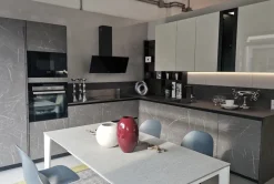 Cucina a prezzo scontato ad angolo design Metropolis Stosa