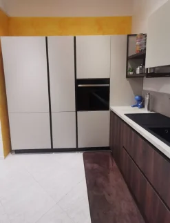 Cucina a prezzo scontato ad angolo moderna Domino 1 Prima cucine