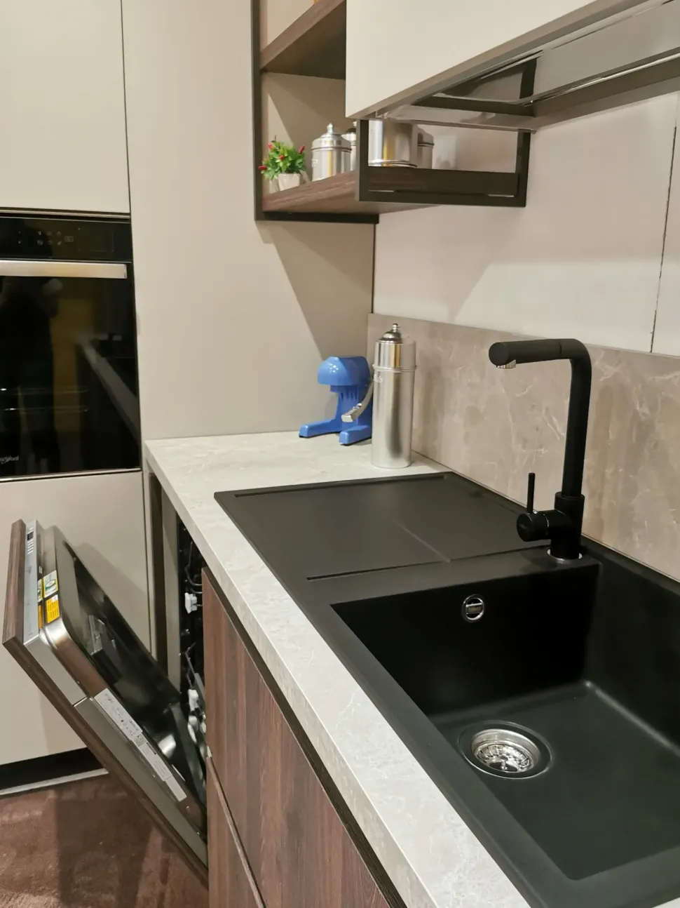 Cucina a prezzo scontato ad angolo moderna Domino 1 Prima cucine