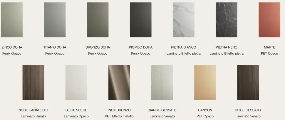 Cucina a prezzo scontato lineare moderna Kali 10 Arredo3