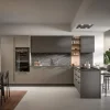Cucina a prezzo scontato con penisola moderna Domino composizione 10 Prima cucine
